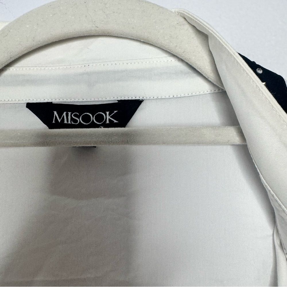 Misook Button Down Sleeveless Top Size Xl - image 5